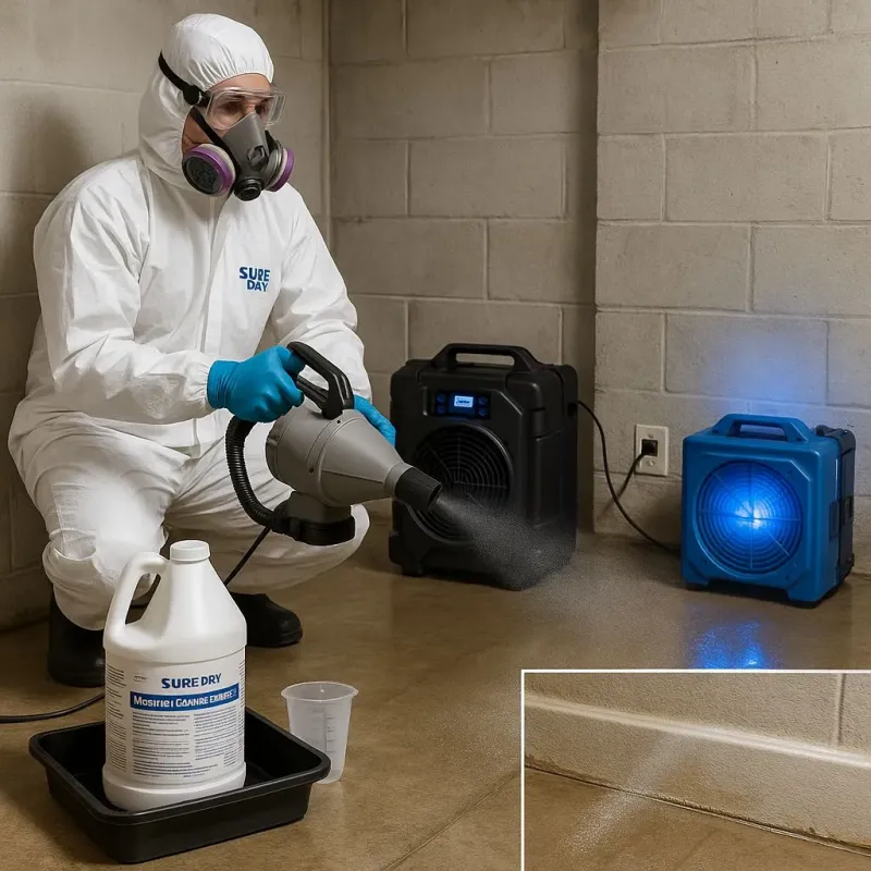 Sanitization and Odor Removal process in Clinton, IL